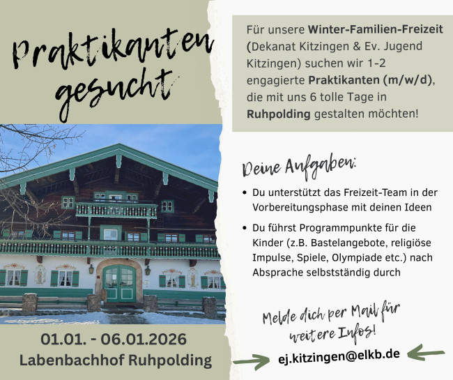 Praktikant*in Familienfreizeit